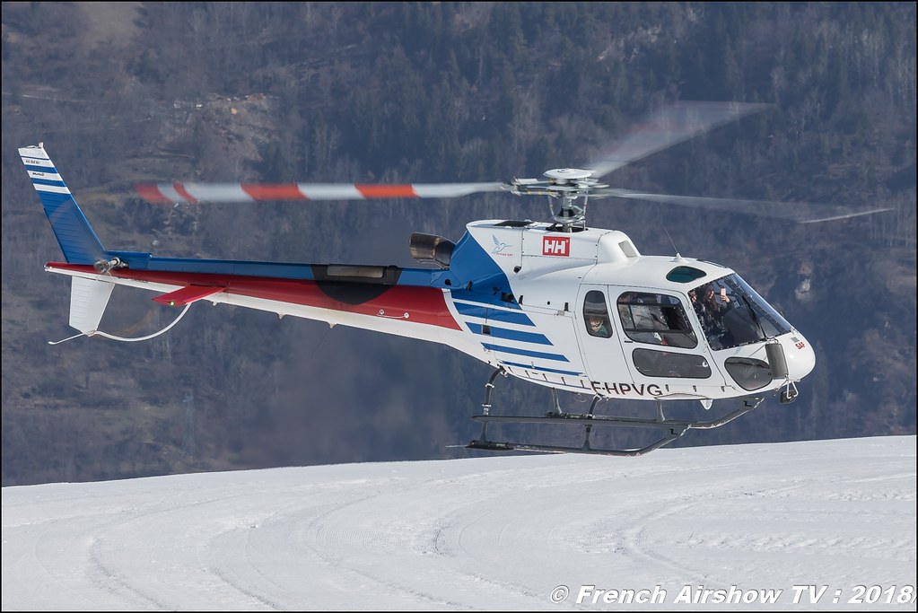 Aérospatiale AS-350 B3 Ecureuil - F-HPVG , SAF hélicopter , Fly Courchevel 2018 - Altiport Courchevel , Meeting Aerien 2018