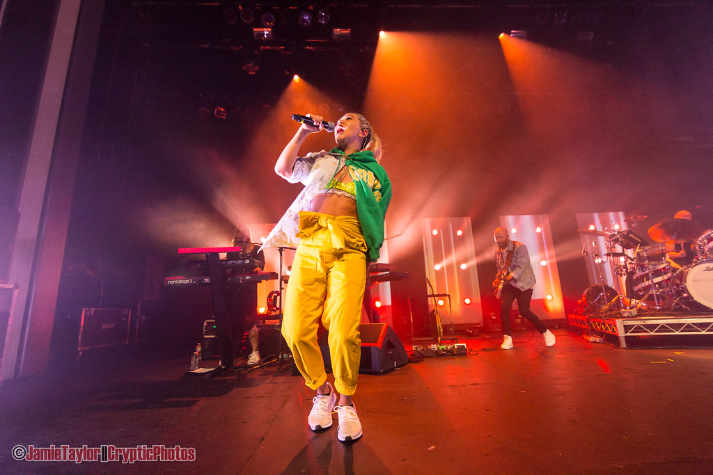 Hayley Kiyoko performing at The Vogue Theatre in Vancouver, BC on April 18th, 2018