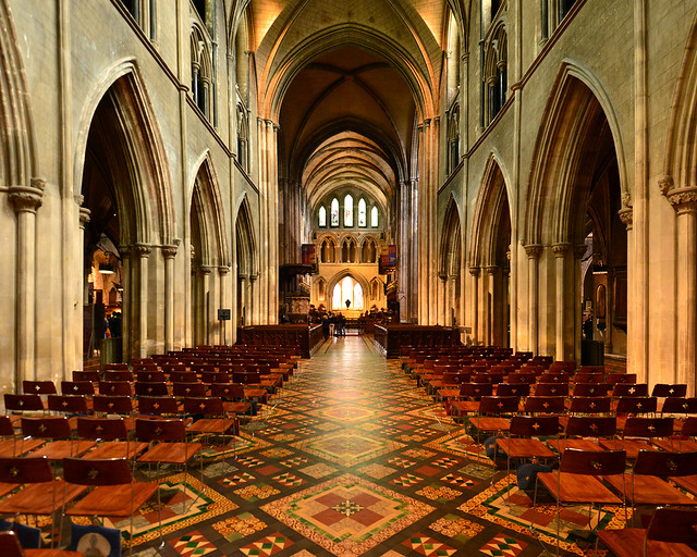 Interior de la catedral de San Patricio de Dublín
