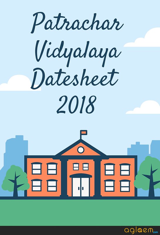 Patrachar Vidyalaya 9th Date Sheet 2018 