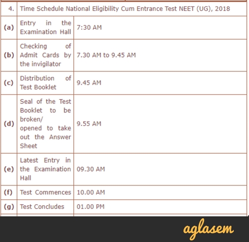 NEET Rules And Regulations 2018   Know NEET exam day guidelines, things you can carry, banned items