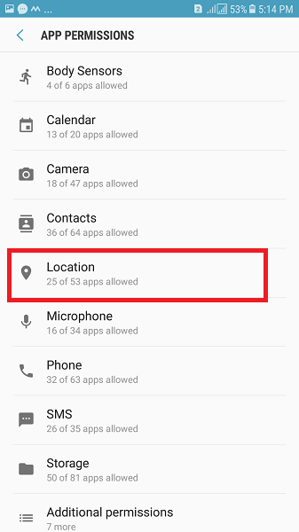 Stop Android apps from Accessing Your Location