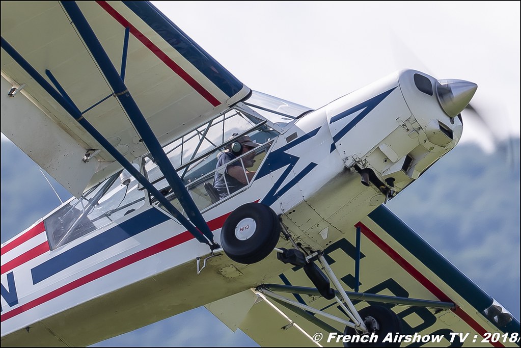 ADEMAI , Adam SHAW, Piper PA-18 Super Cub - F-BRQN , AéroLac Annecy 2018 , Canon EOS , Sigma France , contemporary lens , Meeting Aerien 2018