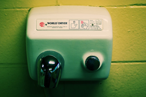 World hand dryer.