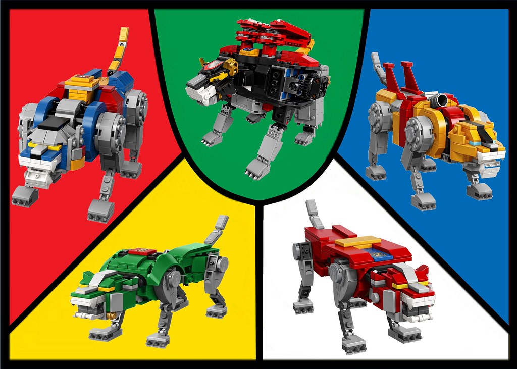 TYPE MINI FIGURINE LEGO ROBOT VOLTRON 