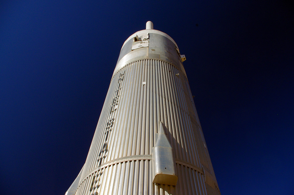Little Joe II, New Mexico Museum of Space History, Alamogordo, New Mexico, October 14, 2011. Image shared as public domain on Pixabay and Flickr as “Little Joe II.”