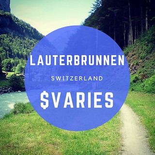 Lauterbrunnen Switzerland monthly budgets