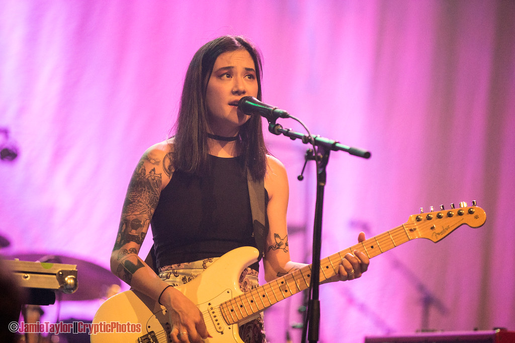 Michelle Zauner of Japanese Breakfast performing at the Vogue Theatre in vancouver, Bc on June28th 2018