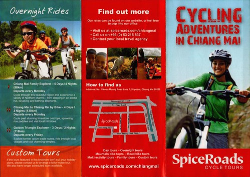 Brochure SpiceRoads Cycle Tours Chiang Mai Thailand 1