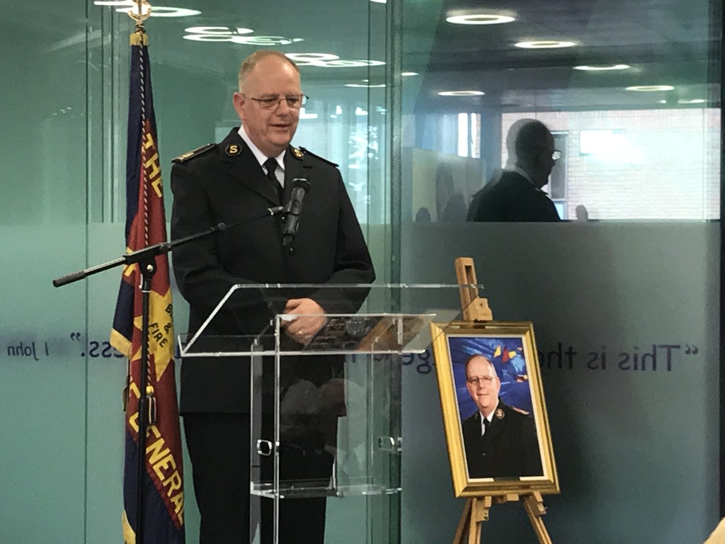 IHQ Farewell to General André Cox and Commissioner Silvia Cox