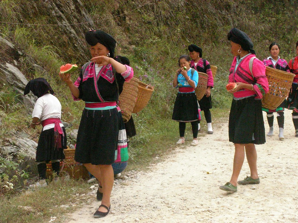 Tradition Of Cutting Women Hair Ones In The Lifetime In Huangluo Village