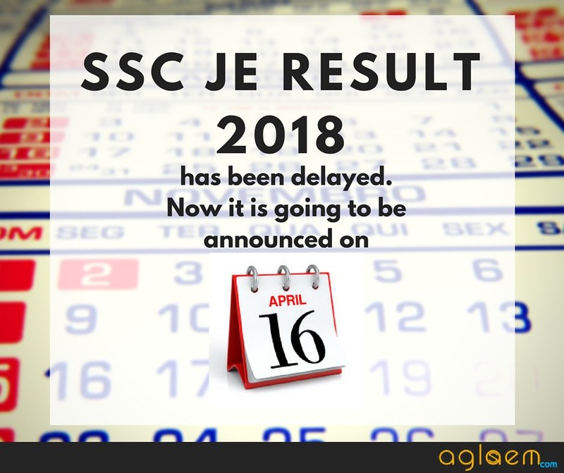 SSC JE Result 2018