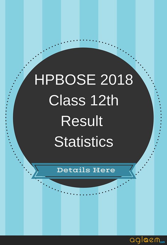 HPBOSE 12th Result 2018 Statistics