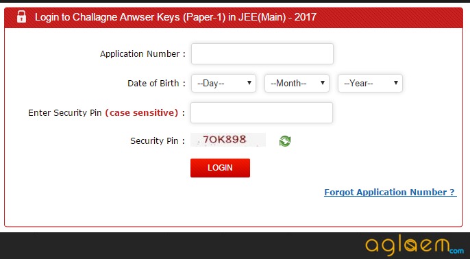 JEE Main 2018 Answer Key