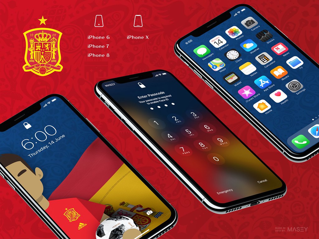 Team Spain - Football World Cup 2018 iPhone Wallpapers | Flickr