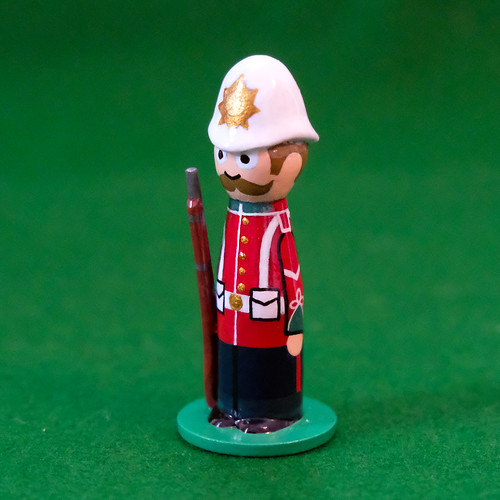 Peg soldier 1900 British Infantryman