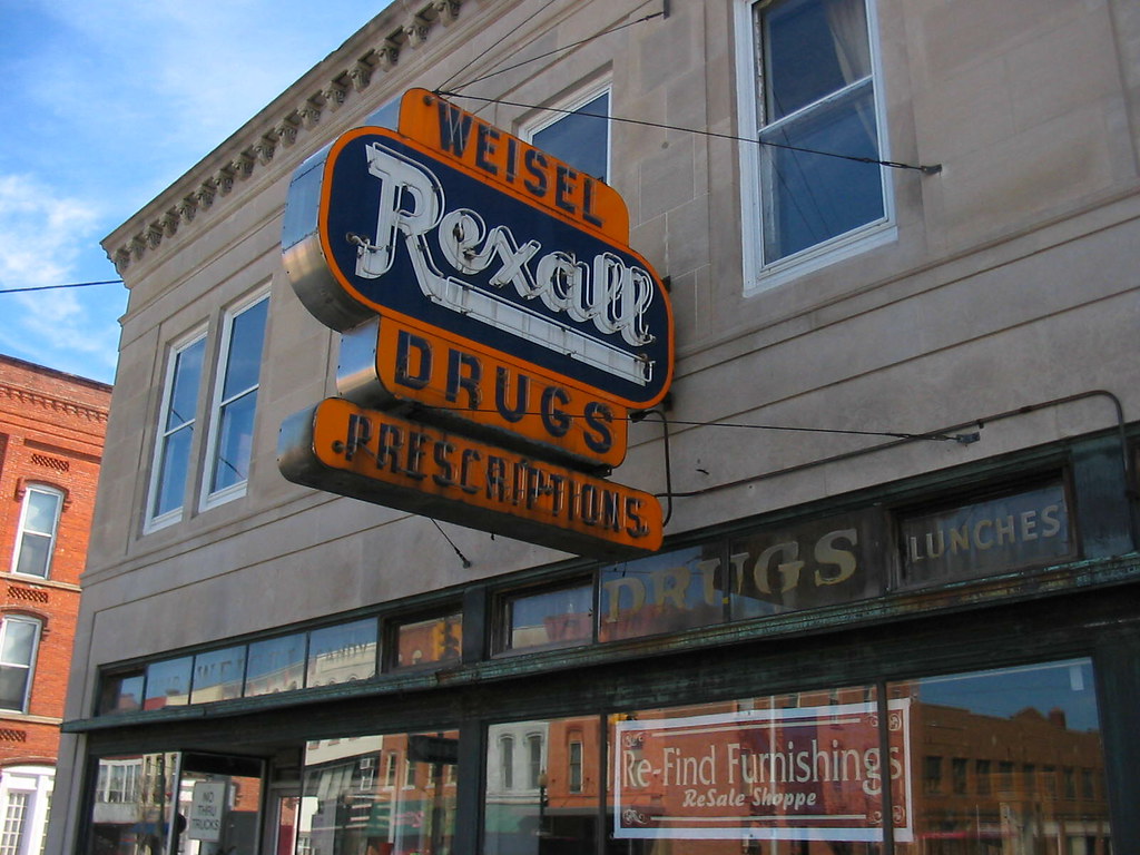 IMG_3605--- The old Rexall Drugs store, downtown Monroe, M ...