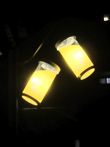 ビール坂の新しい街灯