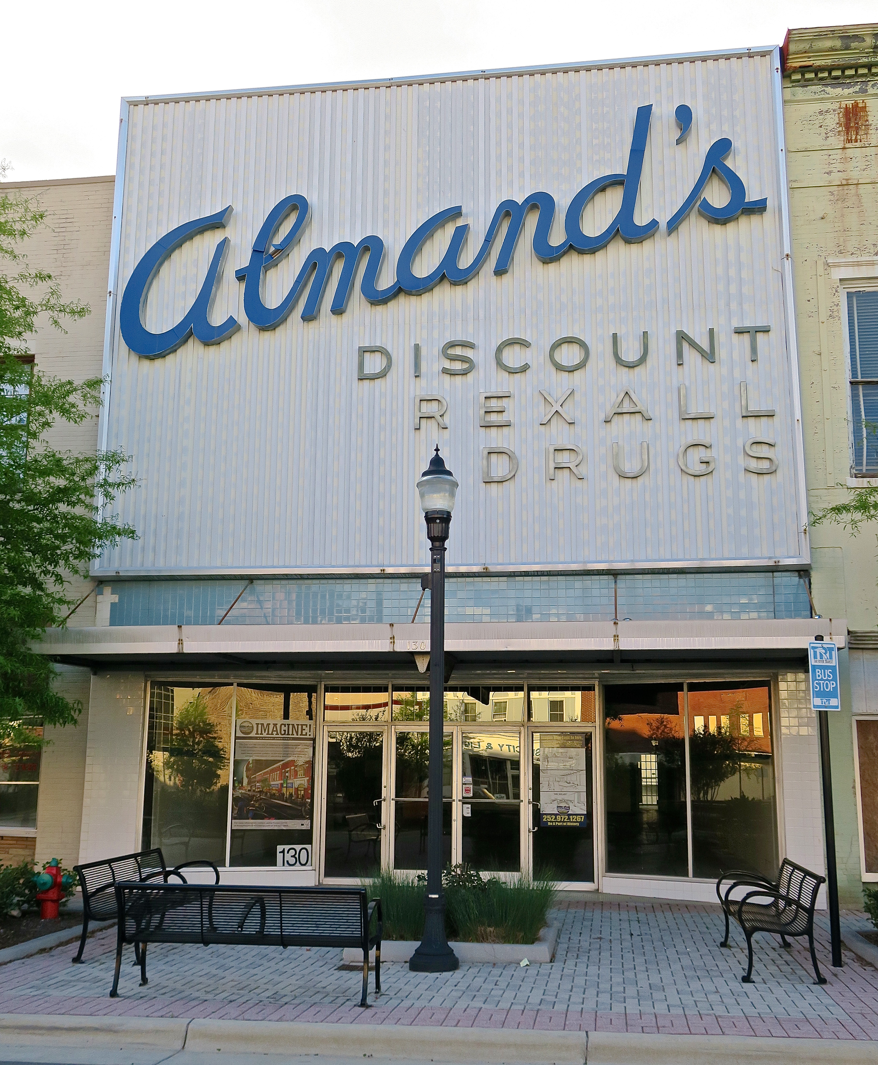 Almand's Discount Rexall Drugs - Rocky Mount, North Carolina U.S.A. - April 7, 2017