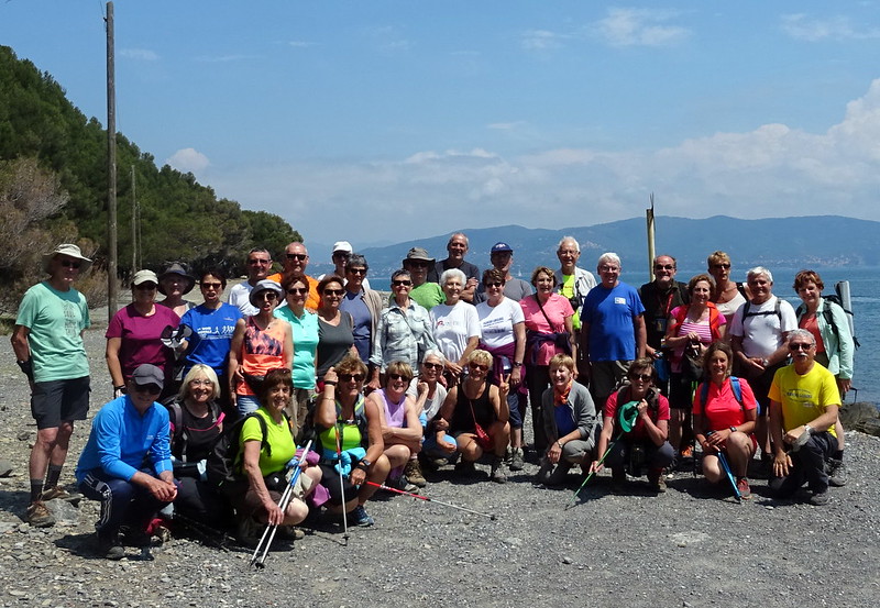 Les participants au voyage randonnée aux Cinque Terre du 8 au 14 mai 2018