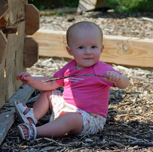 You're never too young to enjoy the Children's Discovery Area at Sky Meadows State Park, Va