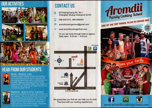 Aromdii Family Cooking School Brochure 1