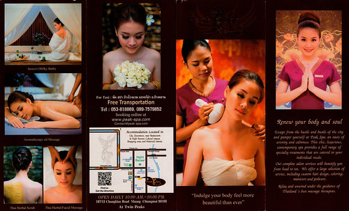 Brochure Peak Spa Chiang Mai Thailand 1