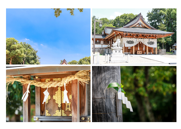 渋川神社（愛知県尾張旭市）へのお宮参り（100日祝い）写真を出張撮影
