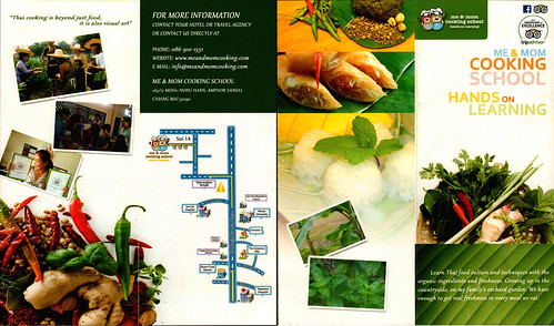 Brochure Me and Mom Cooking School Chiang Mai Thailand 1