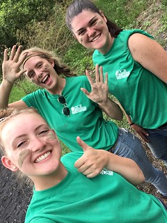 Crewleaders enjoying the mud. Youth Conservation Corps Crew Leader: More than an Internship
