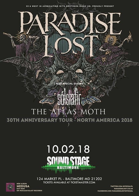 Paradise Lost at Baltimore Soundstage