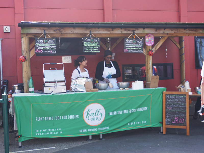 Kally Cooks food stall in Stroud Green Market | Gluten free | Vegan | Finsbury Park | Gluten free Stroud Green Market guide