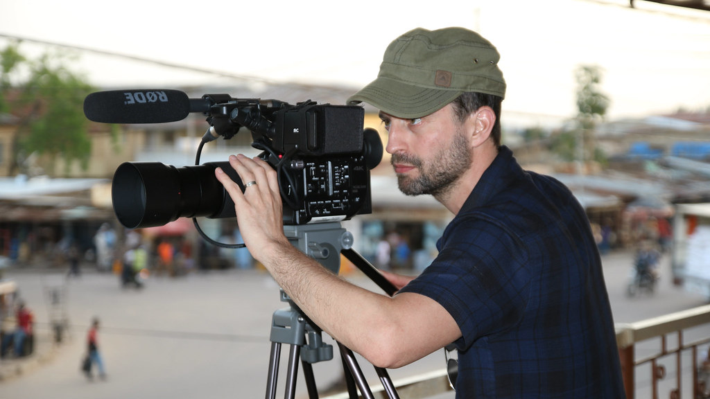 Simon Wharf, Film Production Technician in the Audio Visual Unit