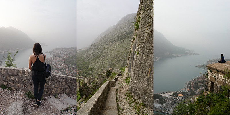 Kotor city wall walk up the mountains to St John's Fortress | Kotor old town | Kotor Bay | Montenegro | My gluten free experience in MONTENEGRO
