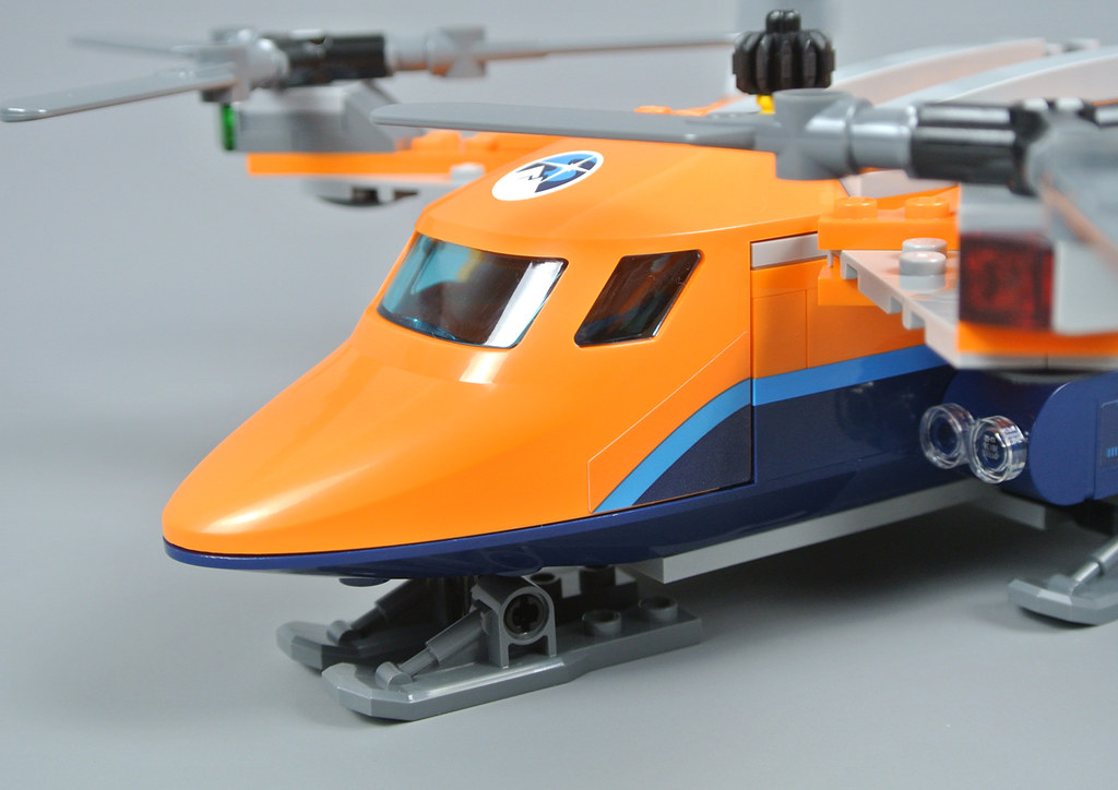 LEGO City 60193 Arktis-Frachtflugzeug Arctic Air Transport L'hélicoptère N6/18 