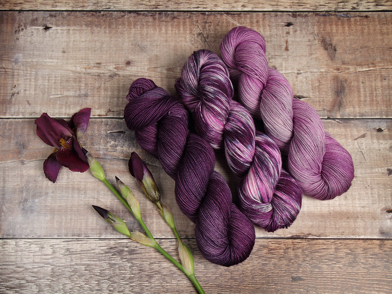 Blend In, Stand Out fade kit in It's a Stitch Up Favourite Sock pure merino yarn