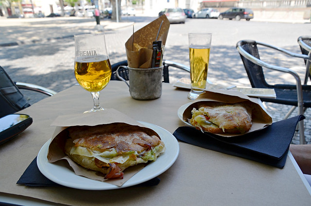 Snack lunch, Coimbra, Portugal