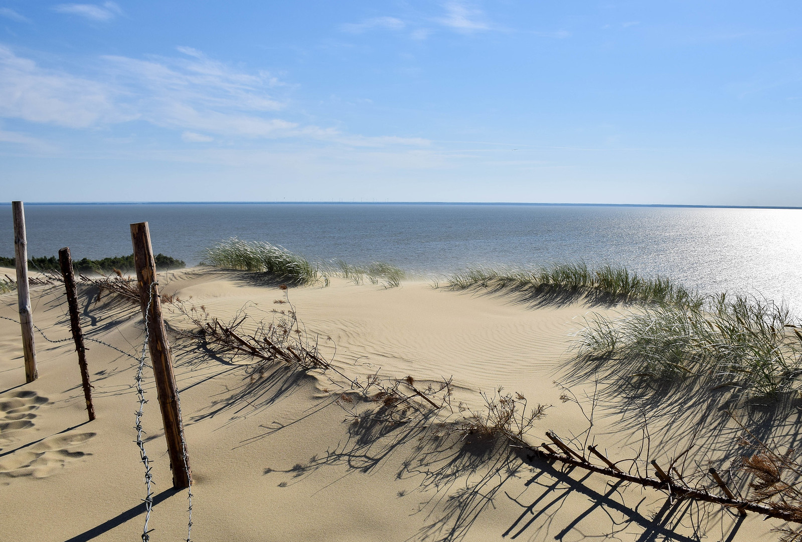 Hike to the giant sand dunes of Lithuania