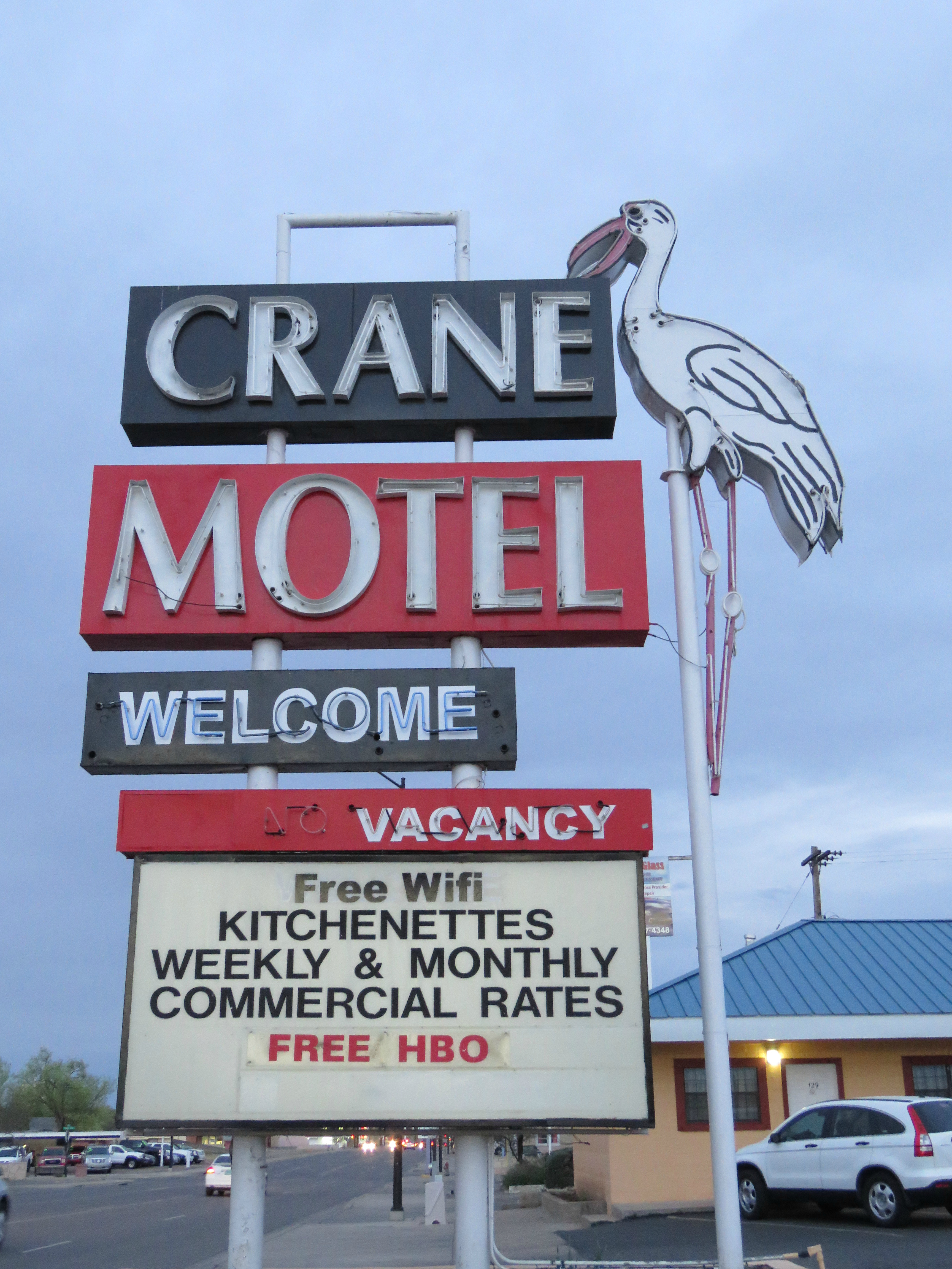 Crane Motel - 1212 West 2nd Street, Roswell, New Mexico U.S.A. - March 7, 2016