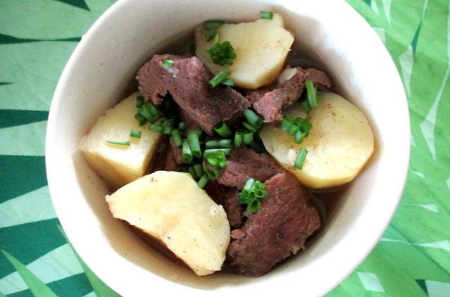 Beef and potatoes soup 1