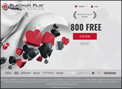 Platinum Play Mobile Casino Lobby