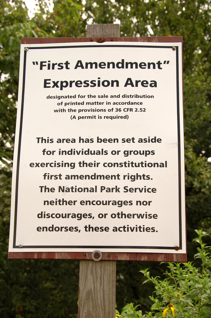 First Amendment Expression Area So The First Amendment Doe Flickr