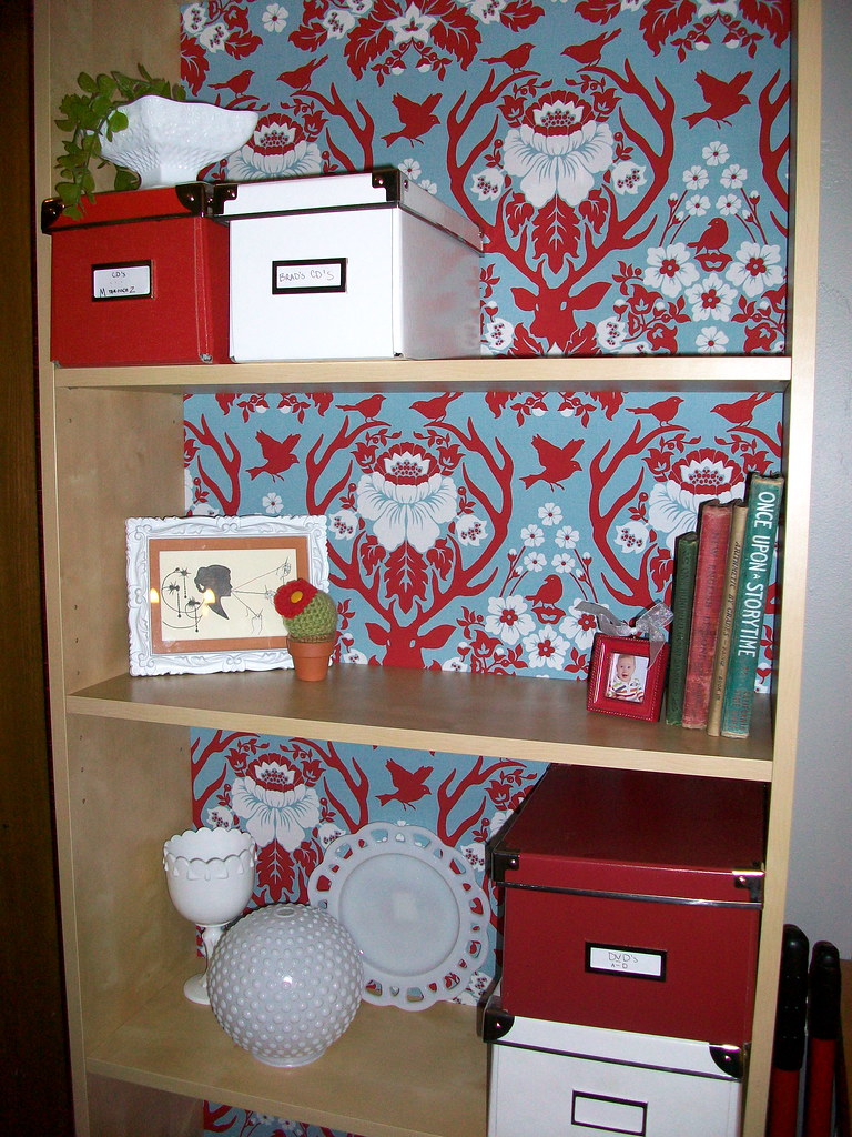 Ikea Kilby Bookcase Makeover I Wrapped Some Of Joel Dewb Flickr