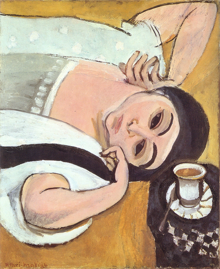 Henri Matisse, Laurette's Head with a Coffee Cup, 1917, Kunstmuseum Solothurn, Solothurn, Switzerland. drinks in art