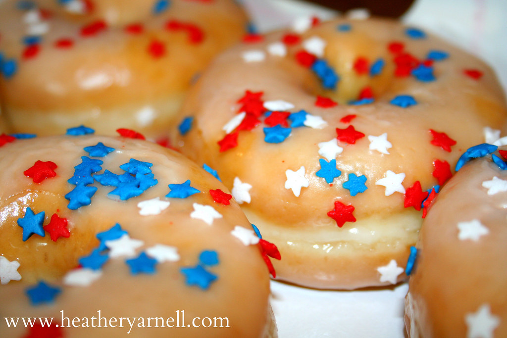 Fourth of July Donuts