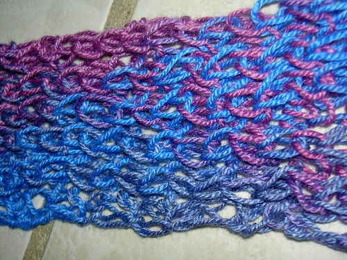 Very loose Knit 2 Purl 2 Ribbed Scarf Detail | Keturah ...