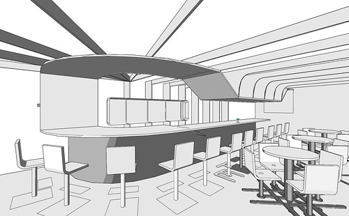 sketch a bar of layout first   Restaurant sketch first  is this my design NXXT