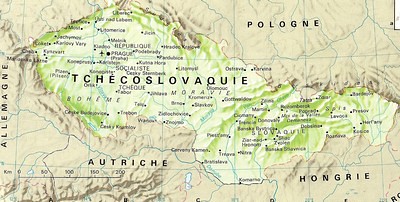 tchecoslovaquie-carte