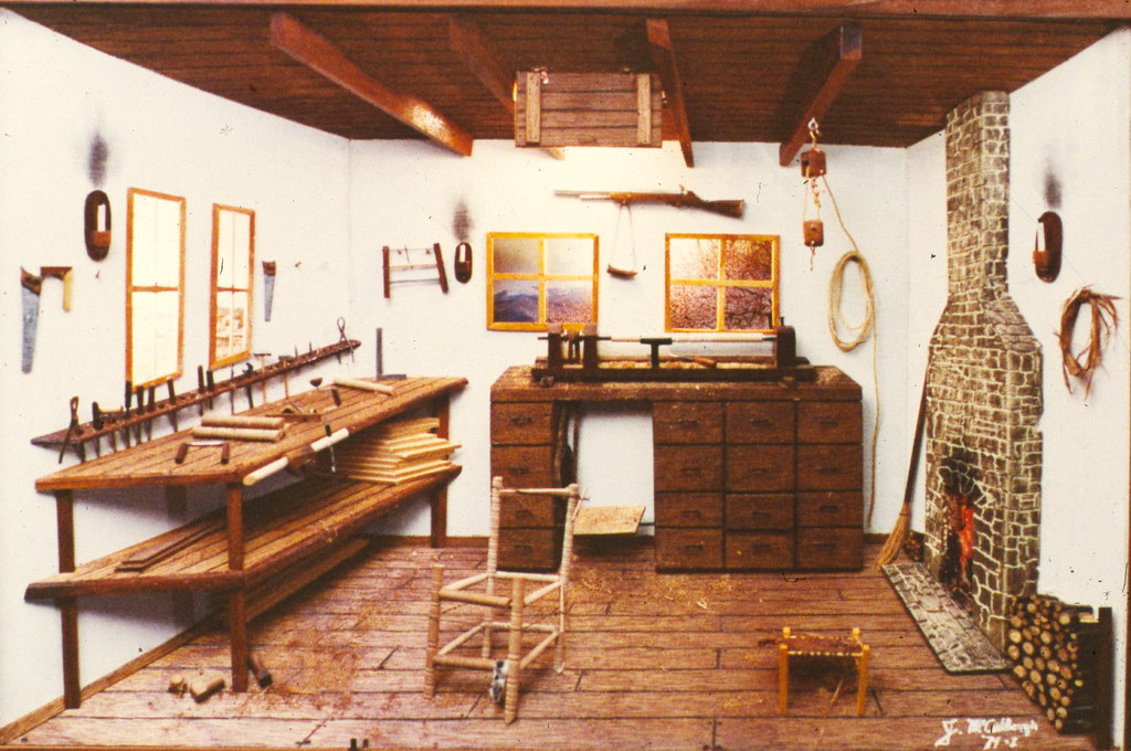74 1 Colonial Cabinet Maker Shop Jim Mccullough Flickr