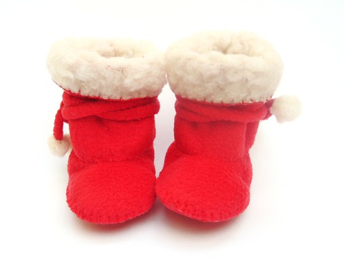 Father Christmas or Mrs. Santa Claus Winter baby boots | Flickr